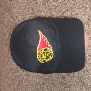 Western Maryland Fast Freight Line Embroidered Black Strapback Hat OS